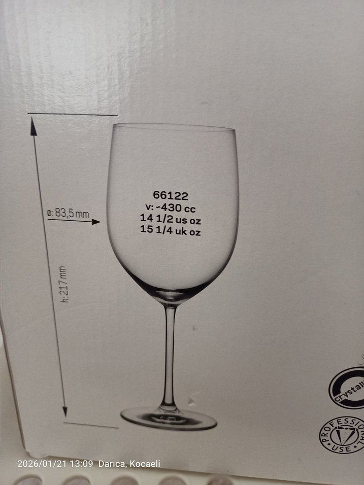 Nude Beyaz Şarap Kadehi 430 cc - Görsel 2