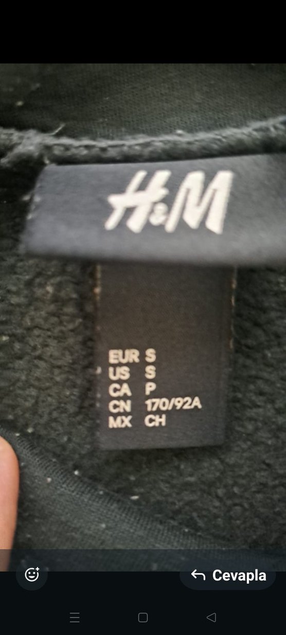 Gri Yüksek Yakalı Erkek Sweatshirt - Görsel 2