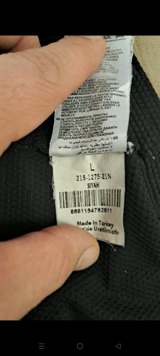 Siyah Erkek Polo Tişört, Kısa Kollu, Rahat Kesim - Görsel 2