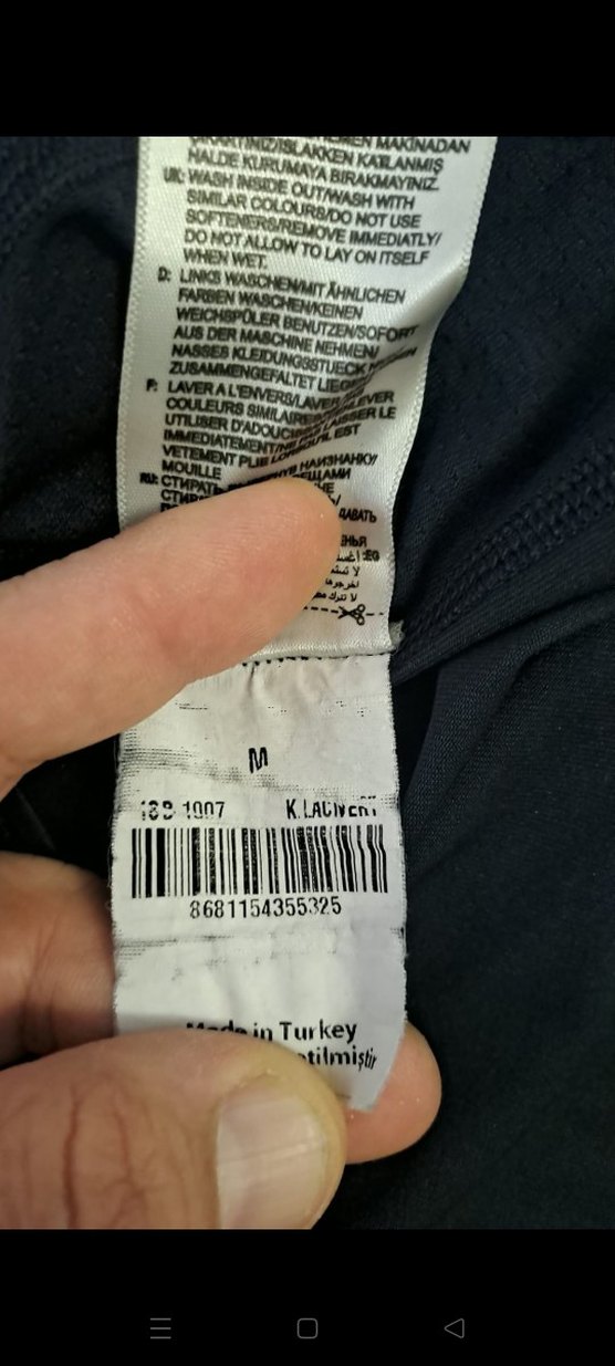 Erkek Lacivert Kısa Kollu Spor Tişört - Görsel 4