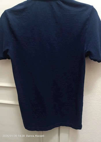 Erkek Lacivert Kısa Kollu Polo Tişört - Görsel 4