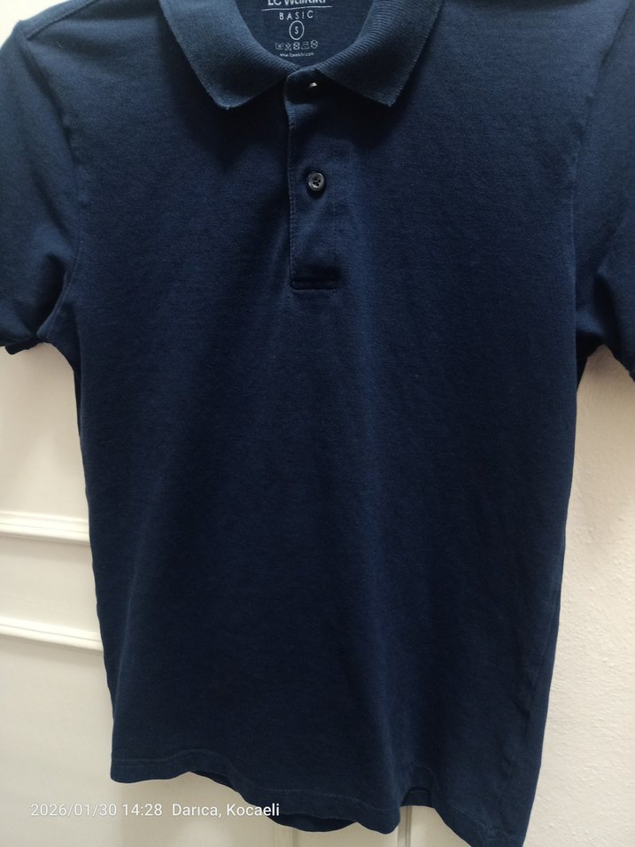 Erkek Lacivert Kısa Kollu Polo Tişört - Görsel 2