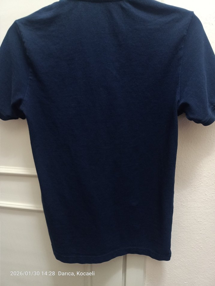 Erkek Lacivert Kısa Kollu Polo Tişört - Görsel 4