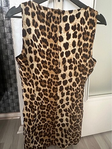m Beden zara leopar elbise