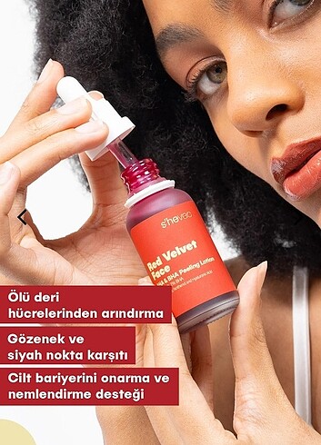 Beden Renk She vec red velvet peeling losyonu