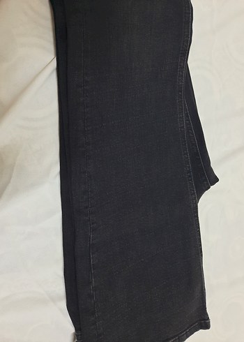 Zara antrasit ispanyol paça normal bel kot pantolon - Görsel 4