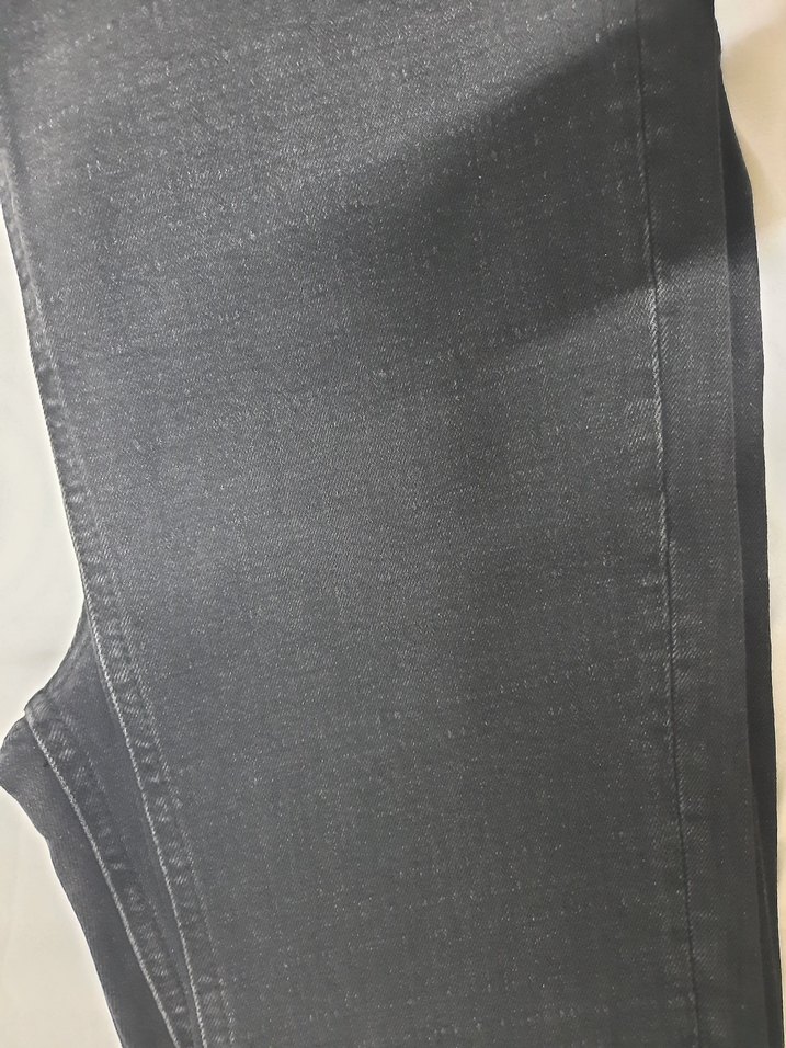 Zara antrasit ispanyol paça normal bel kot pantolon - Görsel 5