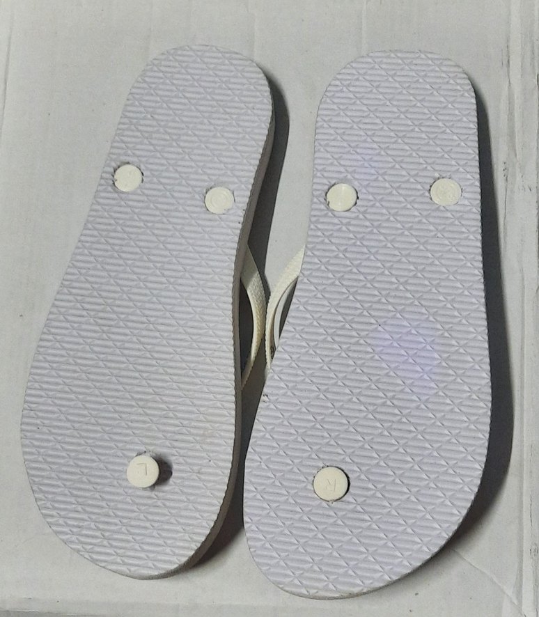 Beyaz Renkli Lastikli kadın Terlik - Görsel 2