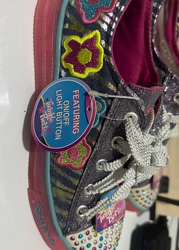 Skechers Skechers Renkli Pullu Kız Çocuk Spor Ayakkabı