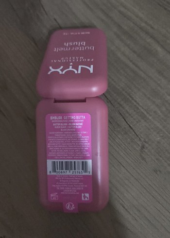 Orijinal L'Oreal etiketli nyx buttermelt blush 08 getting butta. - Görsel 5