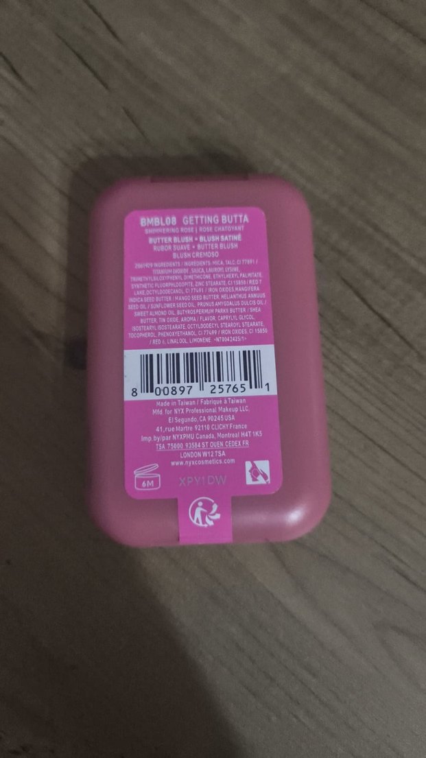 Orijinal L'Oreal etiketli nyx buttermelt blush 08 getting butta. - Görsel 3