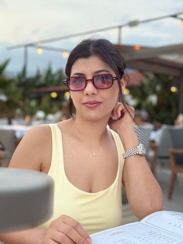 Bordo  Çerçeveli Kadın Güneş Gözlüğü - Görsel 4