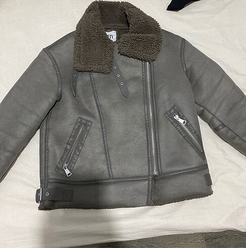 zara suni kürk ceket