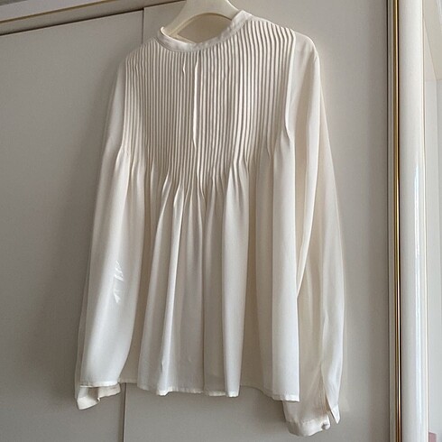 Zara şifon gömlek - Görsel 3