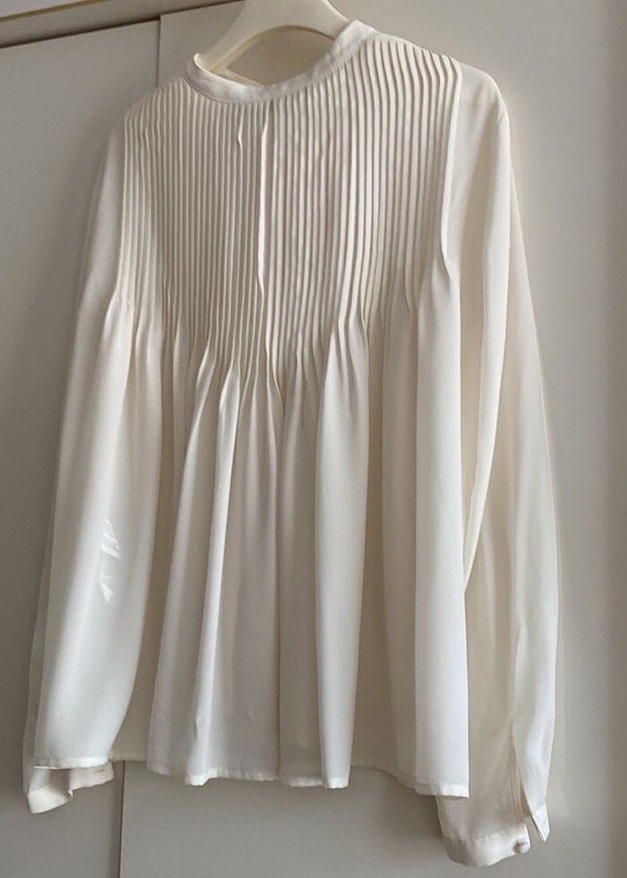 Zara şifon gömlek - Görsel 3