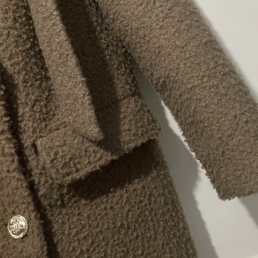 Kahverengi Uzun Kadın Palto - Görsel 4