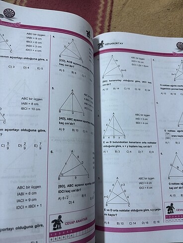 Tüm dersler test kitabı