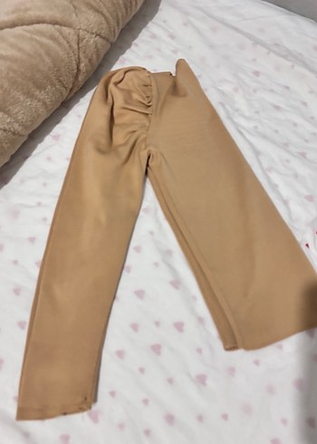 Bej V Yakalı Uzun Kollu Kadın Bluz - Görsel 2