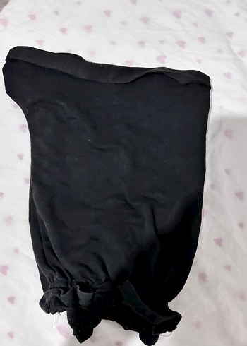 Kadın Siyah Fırfırlı Şort - Görsel 3