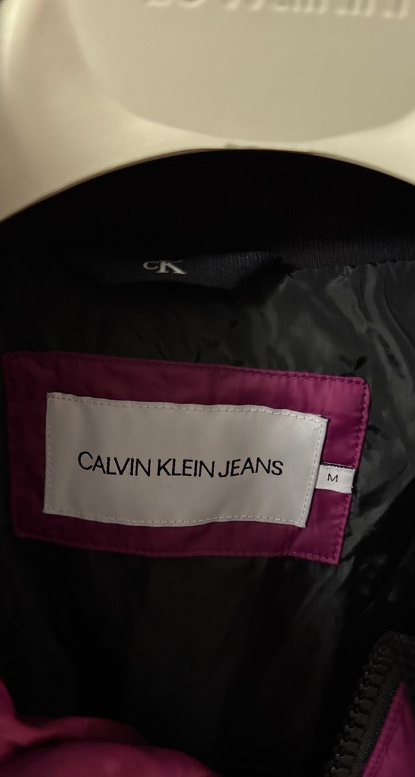 Mor Düğmeli Kadın Mont - Görsel 2