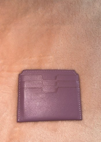 Beymen pembe Deri Kadın kartlık - Görsel 2