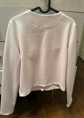 Bej Düğmeli Kadın Hırka - Görsel 3