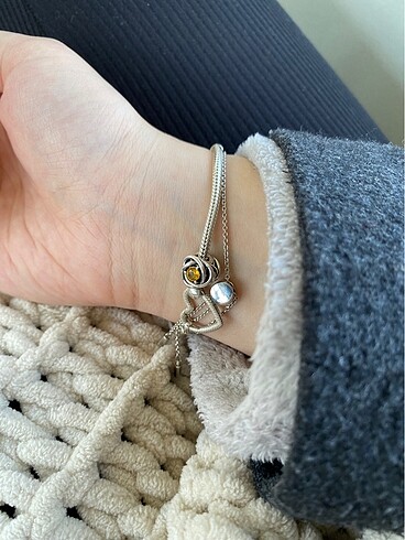 Beden gri Renk pandora charm