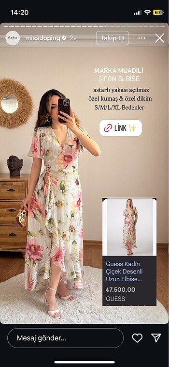 Guess muadil elbise
