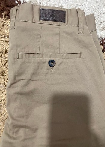 Açık Kahverengi Düz Kesim Erkek Pantolon - Görsel 3