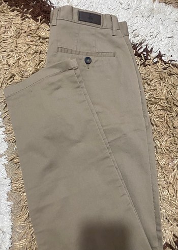 Açık Kahverengi Düz Kesim Erkek Pantolon - Görsel 4