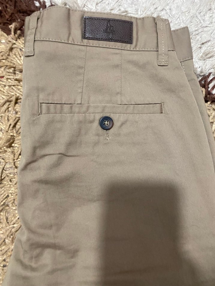 Açık Kahverengi Düz Kesim Erkek Pantolon - Görsel 3