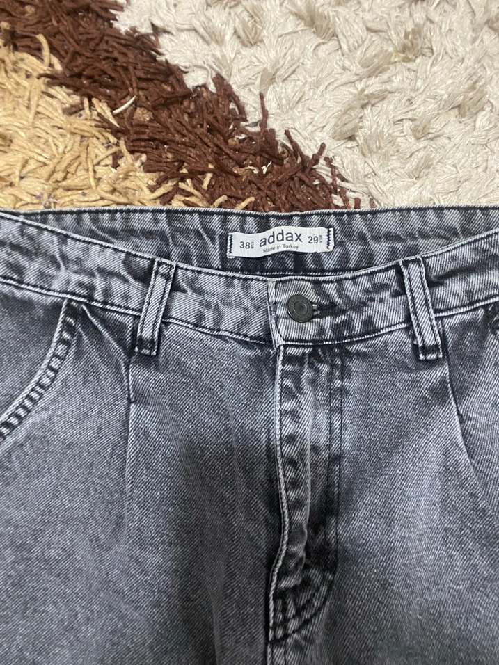 Gri Mom Jean - Görsel 2