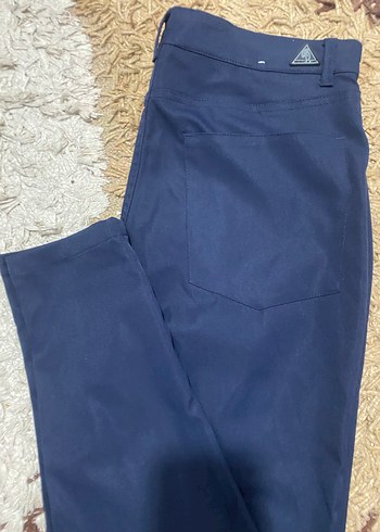 Erkek Lacivert Regular Fit Ofis Pantolonu - Görsel 3
