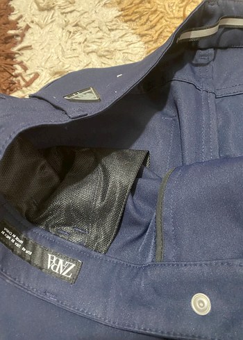 Erkek Lacivert Regular Fit Ofis Pantolonu - Görsel 2