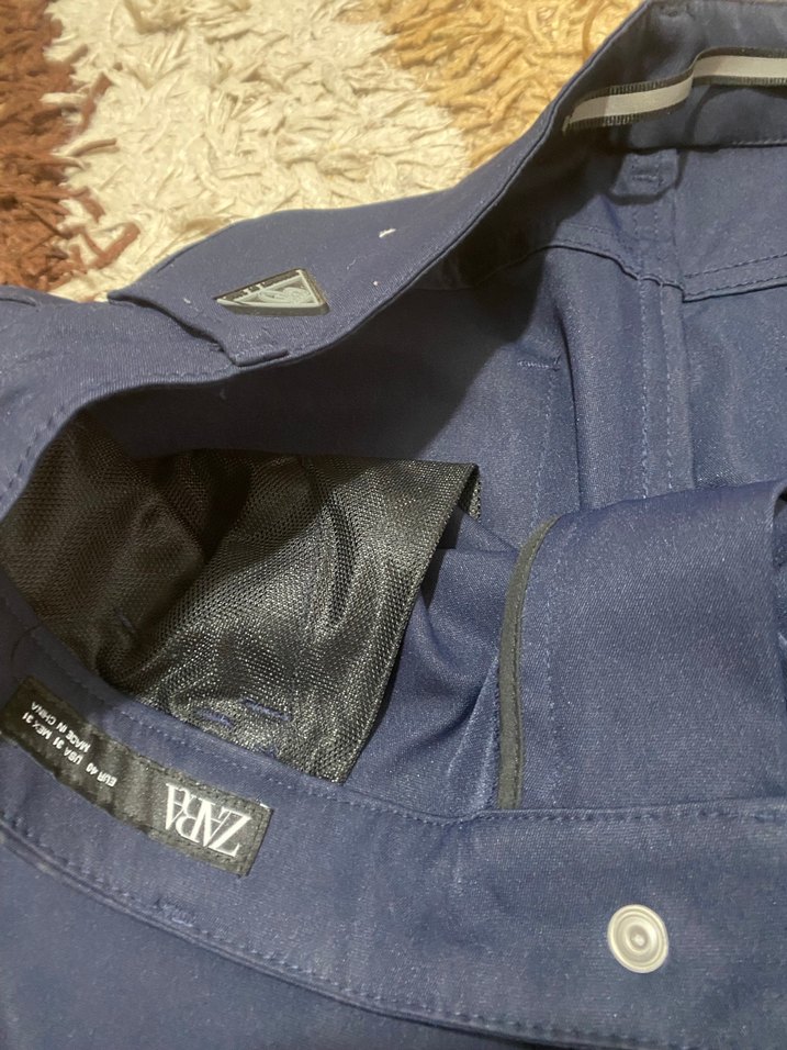 Erkek Lacivert Regular Fit Ofis Pantolonu - Görsel 2