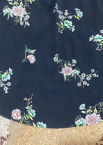 Çiçek Desenli Uzun Kollu Kadın Gömlek - Görsel 5