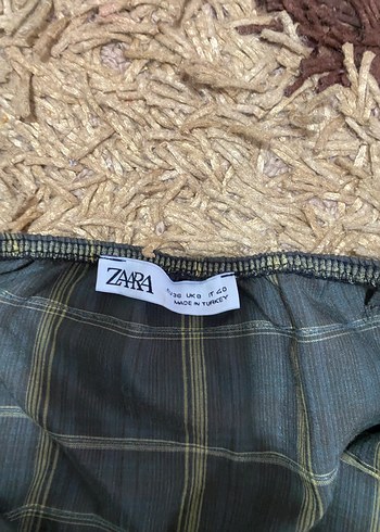 Düğmeli sıfır kollu haki midi elbise - Görsel 3