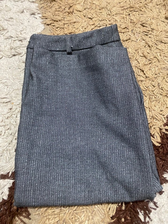 Gri Midi Simli Kalem Etek - Görsel 5