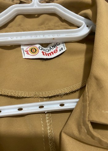 Bej Uzun Boy Kadın Trençkot - Görsel 6