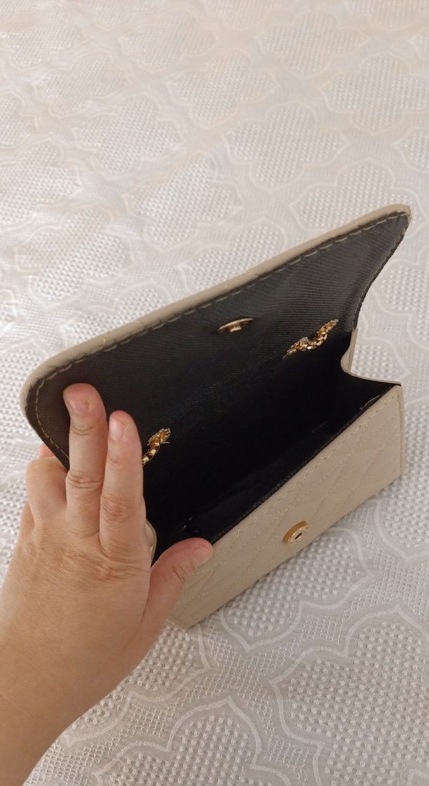 Deri Zincir Detaylı Kadın Çanta - Görsel 2