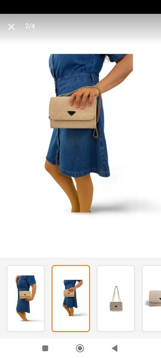 Deri Zincir Detaylı Kadın Çanta - Görsel 5