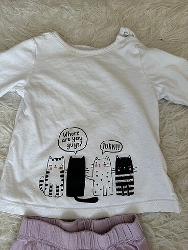 9-12 Ay Beden LCW pijama takımı