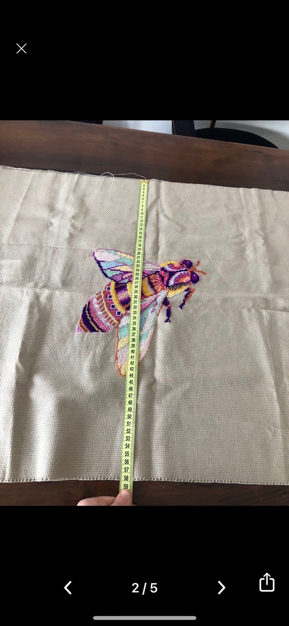 Renkli Nakışlı Boncuklu Arı - Görsel 2