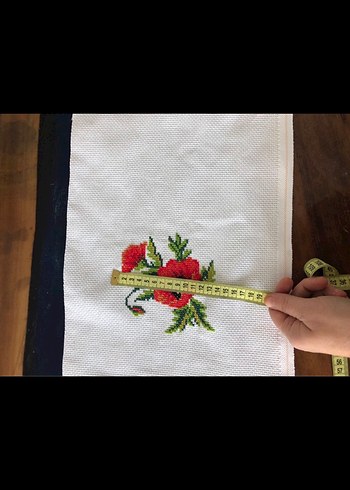 Kırmızı Gelincik Nakış Deseni - Görsel 2