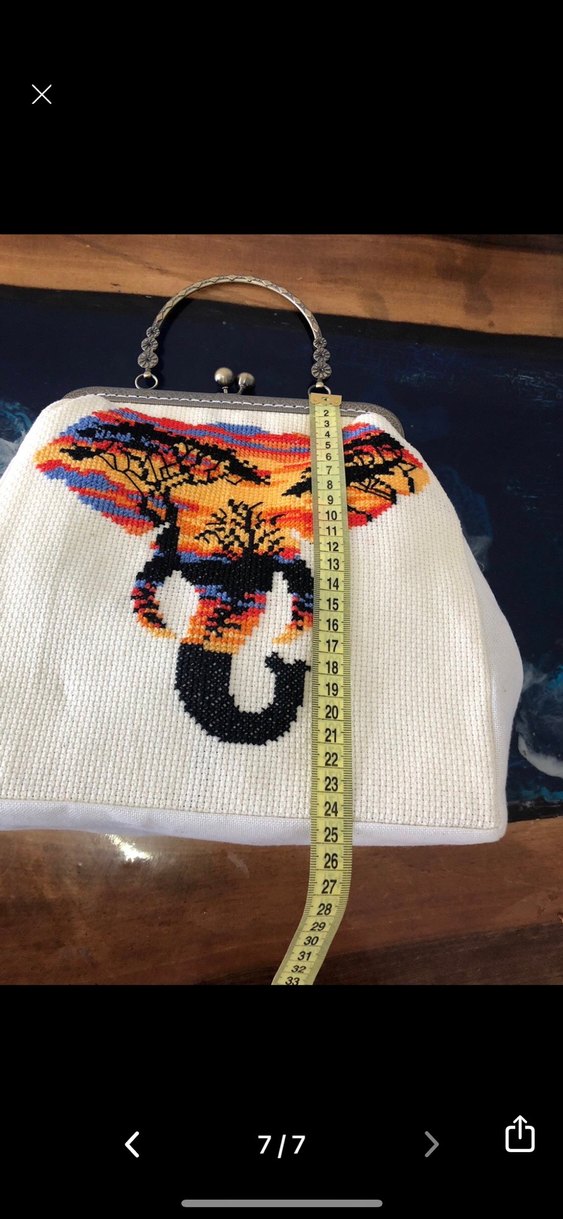 Nakışlı Boncuklu Bohem Kadın Çanta - Görsel 4