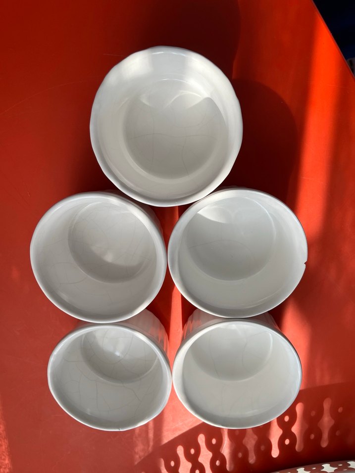 Beyaz Seramik Yemek Kapları Seti - Görsel 4