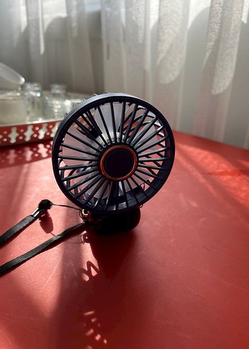 Mavi Taşınabilir Mini Vantilatör - Görsel 4