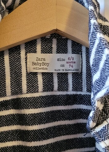 Zara Zara baby kışlık gomlek