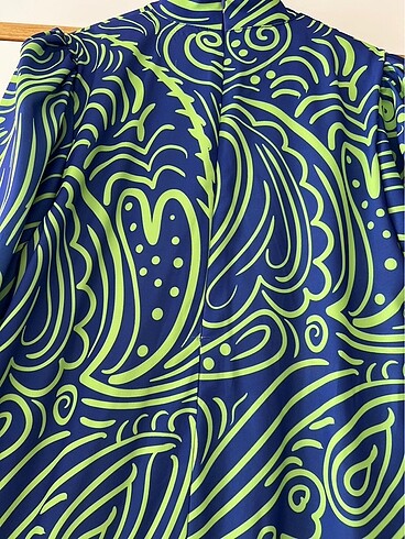 Desenli Elbise - Görsel 4