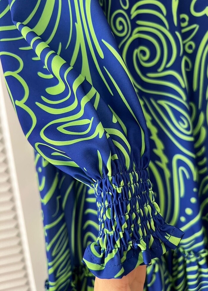 Desenli Elbise - Görsel 2